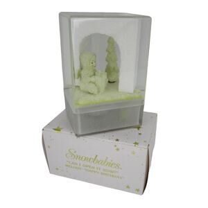 Snowbabies Dept 56 ‘CAN I OPEN IT NOW?’ Melody: Happy Birthday Figurine NIB